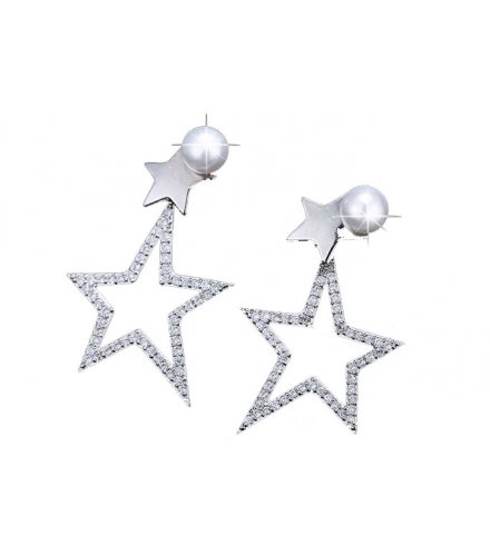 E885 - Korean pearl earrings
