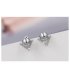 E890 - Simple pearl geometric earrings