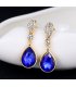E896 - Drop crystal earrings