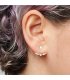 E897 - Smooth diamond earrings