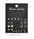 E905 - Rhinestone Geometric Earrings