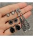 E909 - Bohemian black diamond Earrings