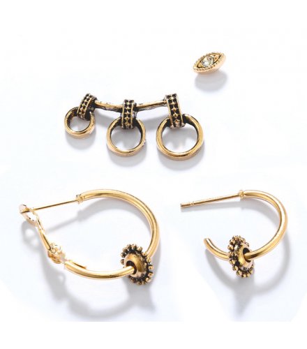 E910 - Bicycle round earrings
