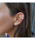 E914 - Full diamond star ear clip