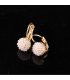 E919 - Pearl millet beads earrings