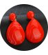 E944 - Retro drop-shaped pop earrings