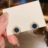 XE042 - Blue Gemstone Earrings