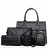 H1068 - Diagonal Fashion Shoulder Handbag Set