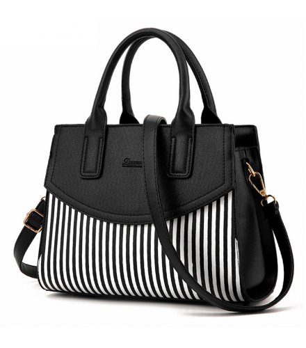 H1083 - Casual Striped Messenger Shoulder Handbag