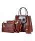 H1141 - Crocodile pattern Handbag Set