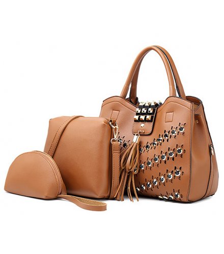 H1210 - Fashion Rivet Ladies Handbag Set