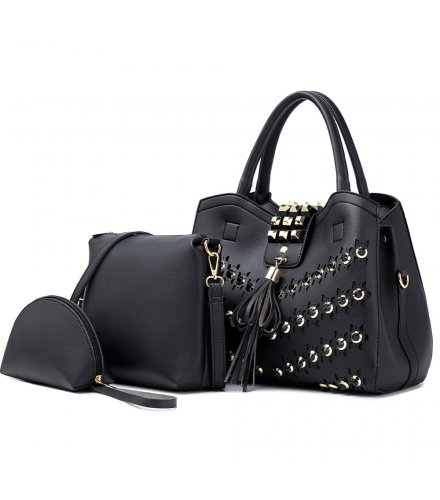 H1274 - Fashion Rivet Ladies Handbag Set
