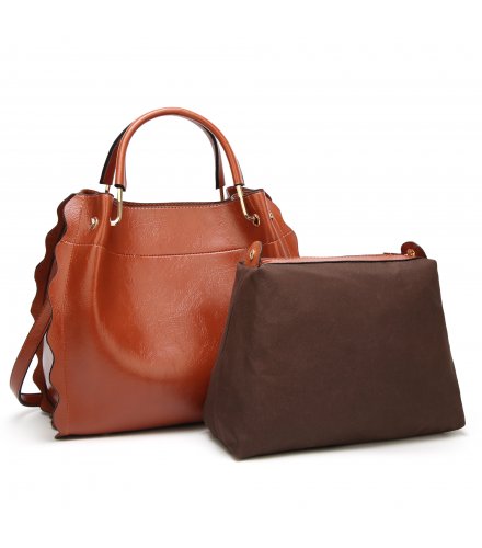 H1275 - Brown Tassel Shoulder Bag