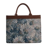 H1350 - Oil painting flower tote bag