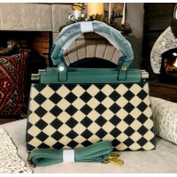H1495 - Checkered Fashion Shoulder Bag