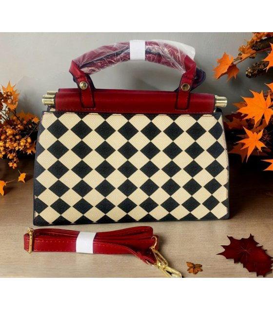 H1497 - Checkered Fashion Shoulder Bag