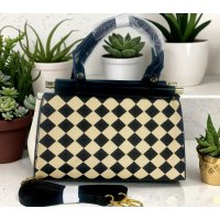 H1498 - Checkered Fashion Shoulder Bag