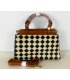 H1499 - Checkered Fashion Shoulder Bag