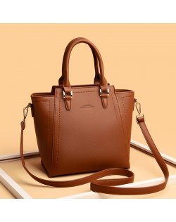 H1674 - Miranda Retro Brown Handbag