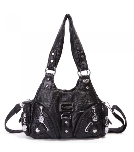 H1706 - Black Satchel Bag