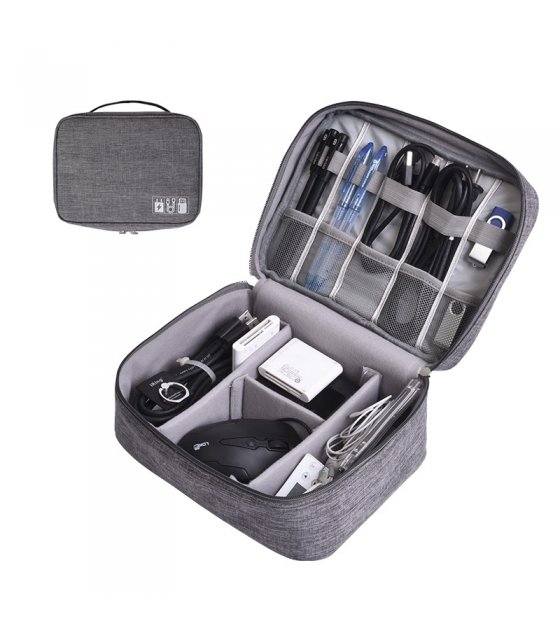 Electronics Organizer Travel Universal Cable Organizer Bag Waterproof  Electronics Accessories Storage Cases For Cable, Charger, Phone, Usb, Sd  Card, H