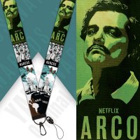 KT004 - Narcos mobile phone lanyard Keychain