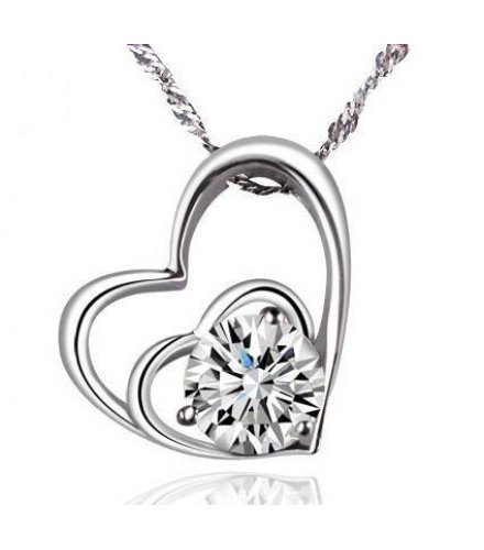 N1624 - Simple Heart S925 Necklace