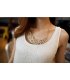 N077 - Pearl Collar Choker Necklace