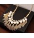 N1010 - Flash diamond tassel pearl  Necklace