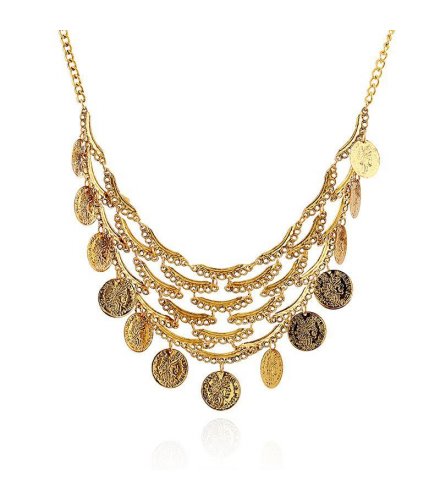 N1046 - Bronze Coin Necklace