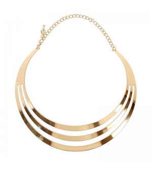 N1085 -Glossy collarbone chain necklace