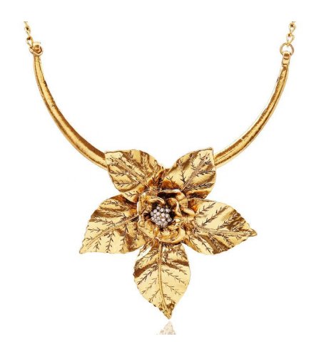 N1119 -Large Flower Party Wear Necklace