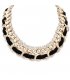 N1163 - Gold Black Trendy Necklace