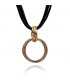 N1192 - Golden Ring Necklace