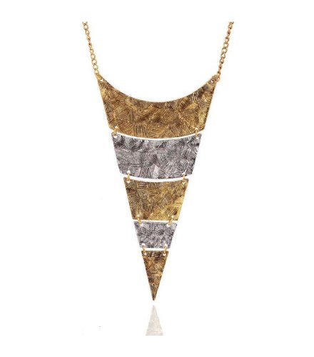 N1262 - Vintage Triangular Necklace