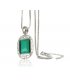 N1290 - Green Gemstone Necklace
