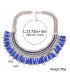 N1332 - Blue Beaded Necklace