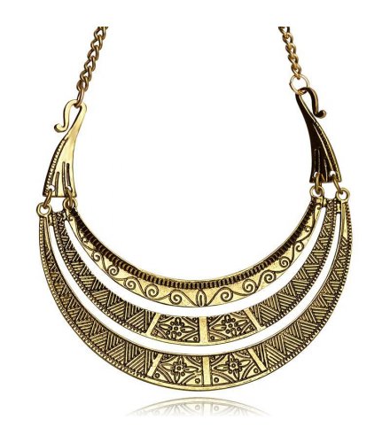 N1393 - Ancient Golden Choker necklace