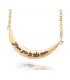 N1394 - Classic Carved Alloy Lovers necklace