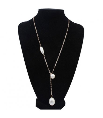 N1404 - Multi layer Gold Bubble Necklace
