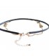 N1442 - Golden Black Layered necklace