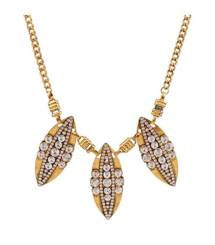 N1546 - Fashion Alloy Leaves Necklace