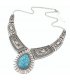 N1560 - Blue Gemstone Necklace