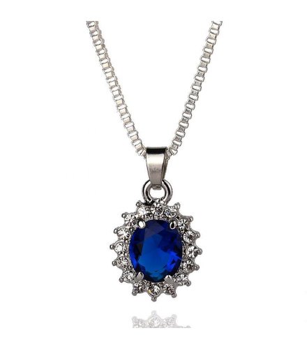 N1584 - Austrian crystal zircon Necklace
