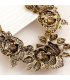 N1586 - Retro vintage flower Necklace