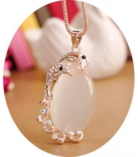 N1618 - White Opal Necklace