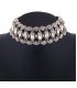N1631 - Silver Gemstone Necklace