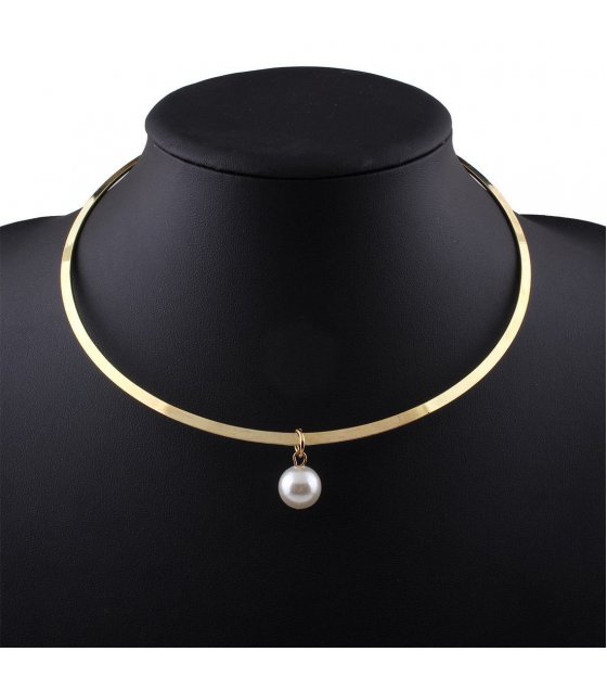 N1637 - Simple Gold Necklace |Sri lanka