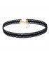 N1658 - Black Choker Necklace Set