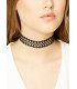 N1660 - Simple Black Choker Necklace
